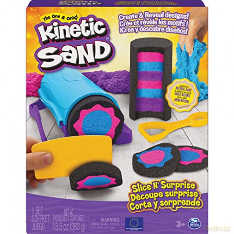 Kinetic Sand Piasek kinetyczny Zaskakujace efekty. Zestaw z akcesoriami 6063482