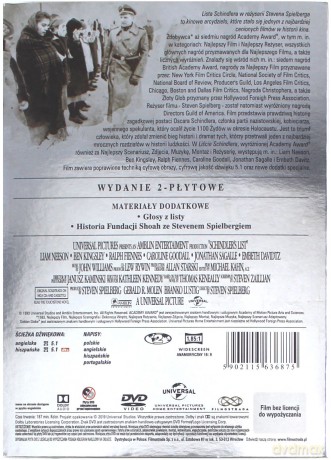 Lista Schindlera (Platinum Collection) [2DVD]