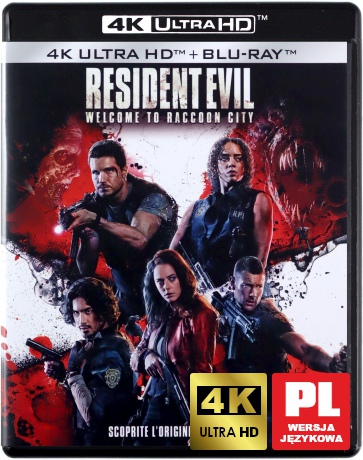 Resident Evil: Witajcie w Raccoon City [Blu-Ray 4K]+[Blu-Ray]
