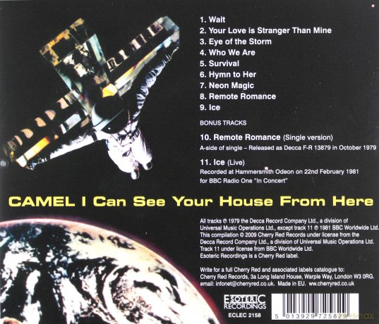 Camel: I Can See Your House From Here [CD]