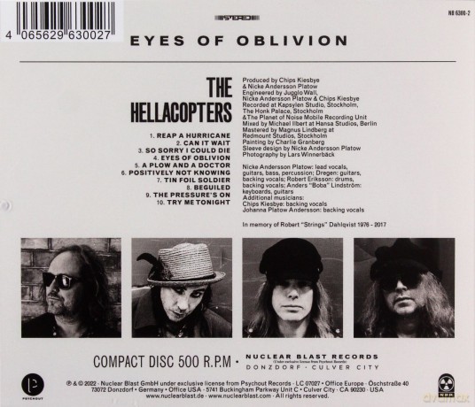 The Hellacopters: Eyes Of Oblivion [CD]