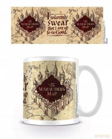 HARRY POTTER Mapa Huncwotów zestaw: torba na zakupy, butelka 500 ml, magnes