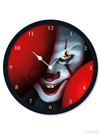IT PENNYWISE TO zegar ścienny (średnica: 25 cm)