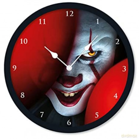 IT PENNYWISE TO zegar ścienny (średnica: 25 cm)