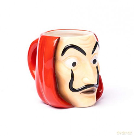 LA CASA DE PAPEL Dom z papieru kubek 3D maska