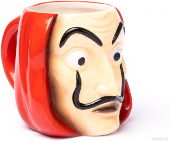 LA CASA DE PAPEL Dom z papieru kubek 3D maska