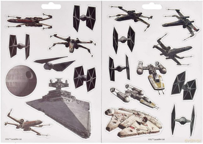 STAR WARS (Death Star Battle) Zestaw magnesów Gwiezdne Wojny (19 szt)
