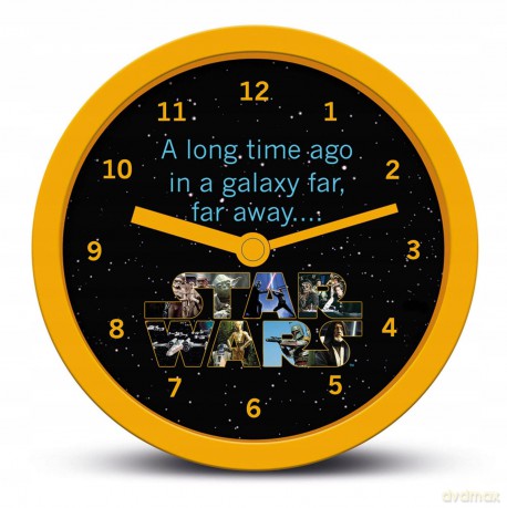 STAR WARS Gwiezdne Wojny (LONG TIME AGO) zegar biurkowy Gwiezdne Wojny (średnica: 12,5 cm)