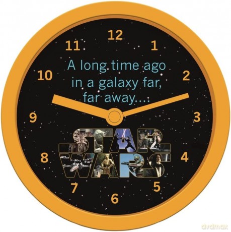 STAR WARS Gwiezdne Wojny (LONG TIME AGO) zegar biurkowy Gwiezdne Wojny (średnica: 12,5 cm)