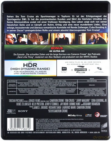 Jerry Maguire [Blu-Ray 4K]