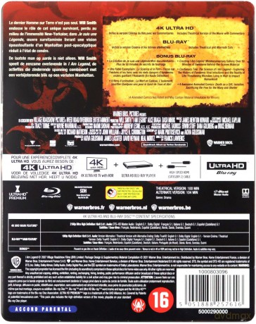 Jestem legendą (steelbook) [Blu-Ray 4K]+[Blu-Ray]