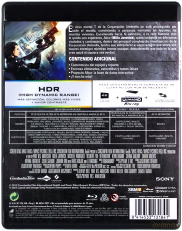 Resident Evil: Retrybucja [Blu-Ray 4K]+[Blu-Ray]
