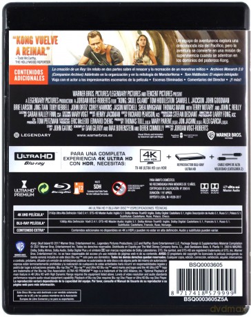 Kong: Wyspa Czaszki [Blu-Ray 4K]+[Blu-Ray]