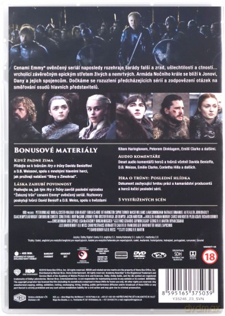Gra o Tron Sezon 8 [4DVD]