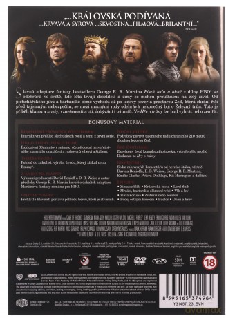 Gra o Tron Sezon 1 [DVD]