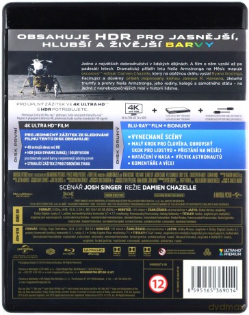 Pierwszy człowiek [Blu-Ray 4K]+[Blu-Ray]