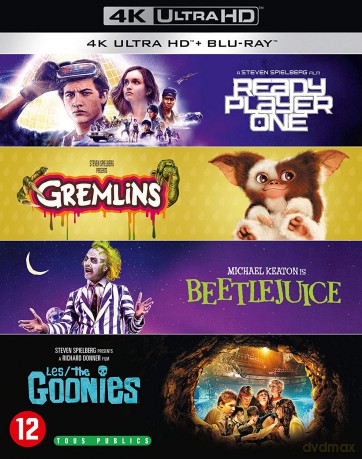 The Goonies / Gremlins / Beetlejuice / Ready Player One [BOX] [4xBlu-Ray 4K]+[4xBlu-Ray]