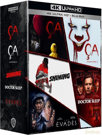To / To: Rozdział 2 / Lśnienie / Doktor Sen / Skazani na Shawshank [BOX] [5xBlu-Ray 4K]+[5xBlu-Ray]