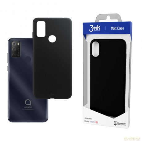 Alcatel 1S 2021 - 3mk Matt Case black