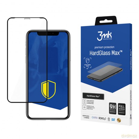 Apple iPhone 11 Pro Max Black - 3mk Max szkło hybrydowe