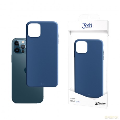 Etui Apple iPhone 12/12 Pro niebieski - 3mk Matt Case blueberry