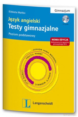 Język Angielski Testy Gimnazjalne Poziom Podstawowy - Elżbieta Mańko [KSIĄŻKA]+[CD]