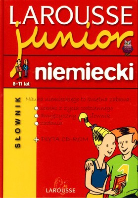 Słownik Junior 8-11 Lat Polsko-Niemiecki (twarda) [KSIĄŻKA]+[CD]