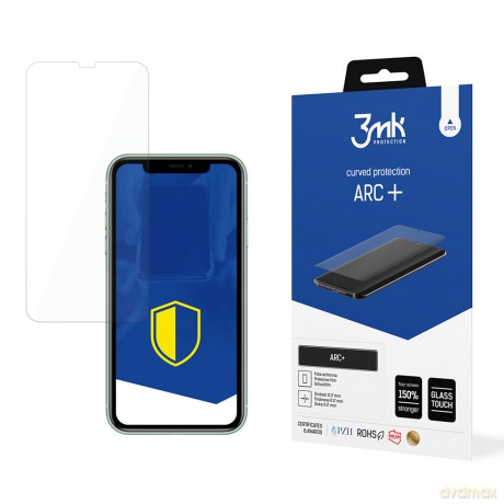 Folia Ochronna do Apple iPhone XR/11 - 3mk ARC+ folia ochronna