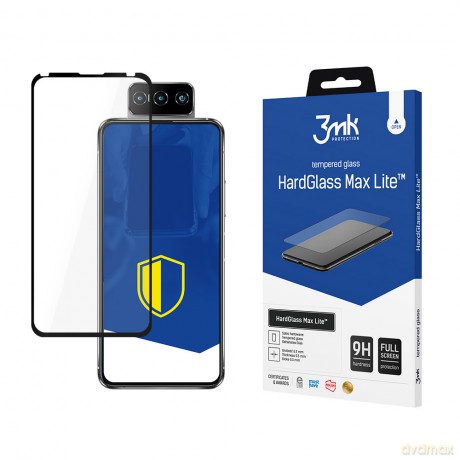 Asus Zenfone 7 Black - 3mk szkło hybrydowe