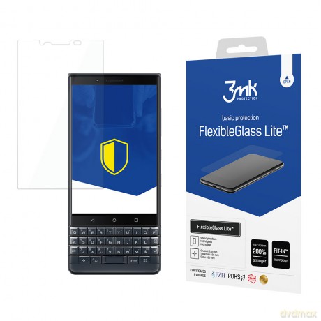 BlackBerry Key2 LE - 3mk szkło hybrydowe