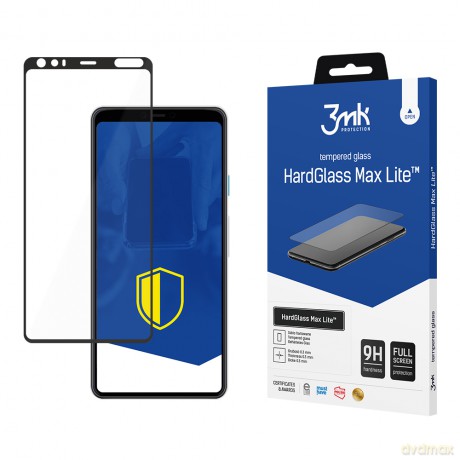 Google Pixel 4 XL Black - 3mk szkło hybrydowe