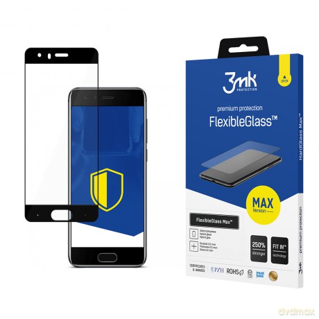 Honor 9 Black - 3mk Max szkło hybrydowe