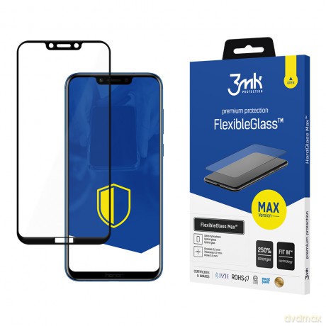 Honor Play Black - 3mk Max szkło hybrydowe