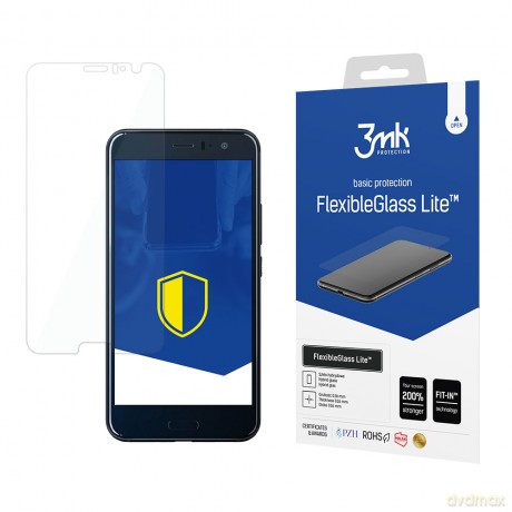 HTC U11 - 3mk szkło hybrydowe
