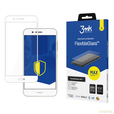 Huawei Nova 2 White - 3mk Max szkło hybrydowe