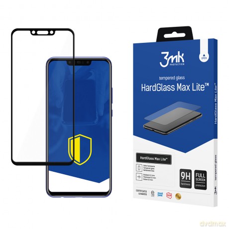 Huawei Nova 3 Black - 3mk szkło hybrydowe