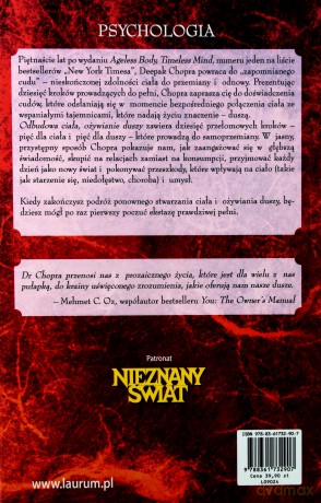 Odbudowa Ciała Ożywienie Duszy (broszurowa) - Deepak Chopra [KSIĄŻKA]