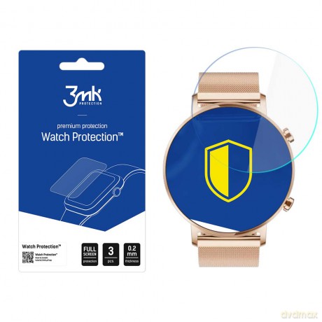 Huawei Watch GT 2 42mm - 3mk folia ochronna na zegarek