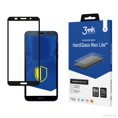 Huawei Y5 2018 Black - 3mk szkło hybrydowe