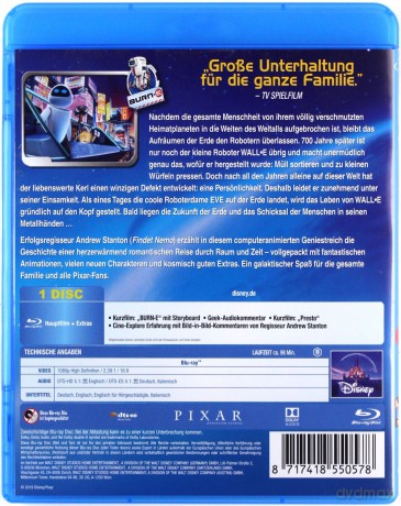 WALL-E (Disney) [Blu-Ray]