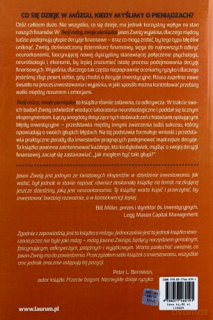 Twój Mózg Twoje Pieniądze (broszurowa) - Jason Zweig [KSIĄŻKA]