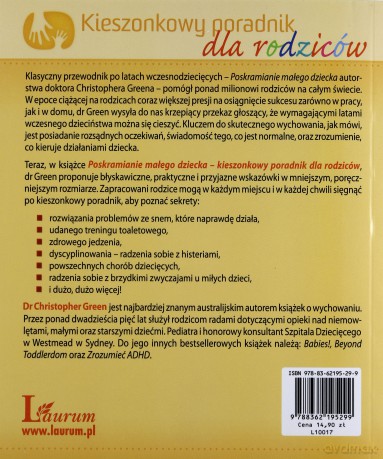 Poskramianie Małego Dziecka Kieszonkowy Poradnik Dla Rodziców - Christopher Green [KSIĄŻKA]