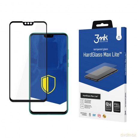 Huawei Y8s Black - 3mk szkło hybrydowe