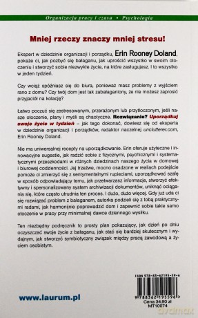 Uporządkuj Swoje Życie - Erin Rooney Doland [KSIĄŻKA]