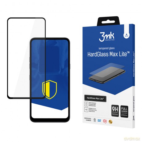 LG Q61 Black - 3mk szkło hybrydowe
