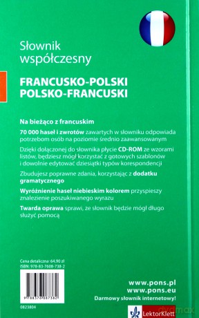 Sł. Współczesny Francusko-Polski Polsko-Francuski (twarda) [KSIĄŻKA]+[CD]