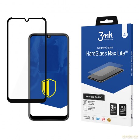 Motorola Moto E6 Plus Black - 3mk szkło hybrydowe