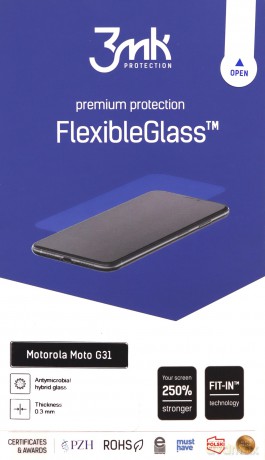Motorola Moto G31 - 3mk szkło hybrydowe