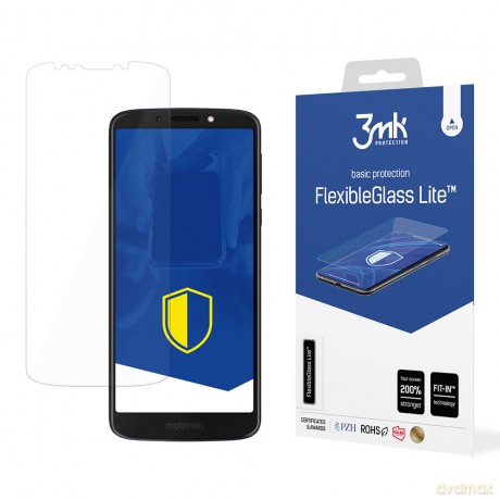 Motorola Moto G6 Play - 3mk szkło hybrydowe