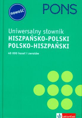Uniwersalny Słownik Hiszpańsko-Polski Polsko-Hiszpański (twarda) [KSIĄŻKA]